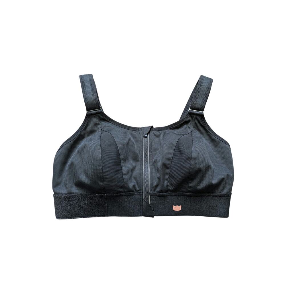 Shefit 2 Luxe High Impact Sport Bra Womens 2XL Black Moisture Wicking Training